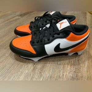 New Nike Jordan 1 Low TD Cleat Shattered Backboard FJ6245-801 Men’s Size 8.5